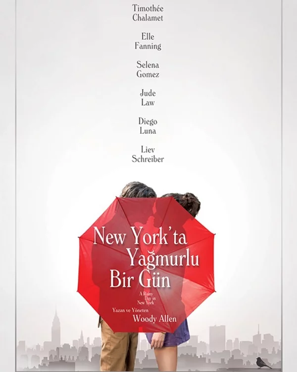 Portada de Día de lluvia en Nueva York