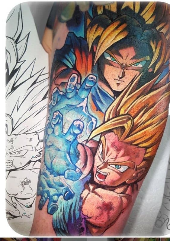 Seleccionamos los mejores tatuajes de Dragon Ball que puedas encontrar