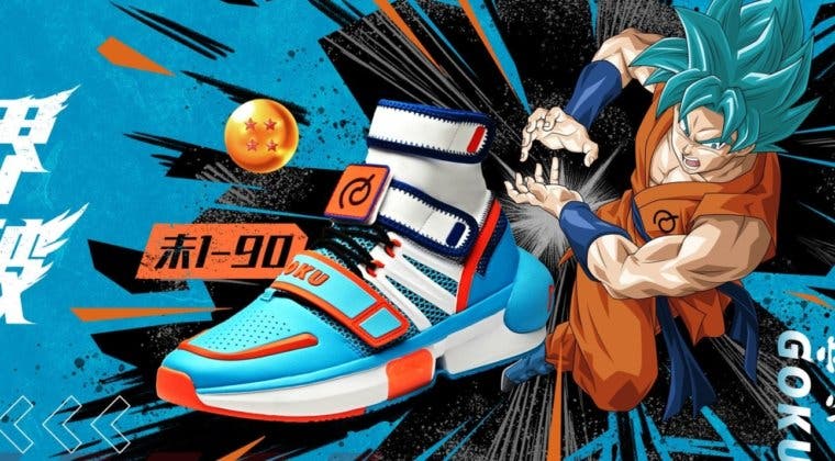 Imagen de Goku y Black protagonistas de las nuevas zapatillas de Dragon Ball