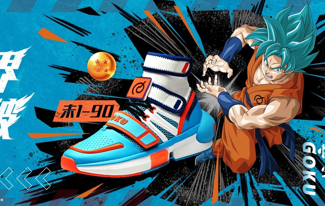 Goku y Black protagonistas de las nuevas zapatillas de Dragon Ball
