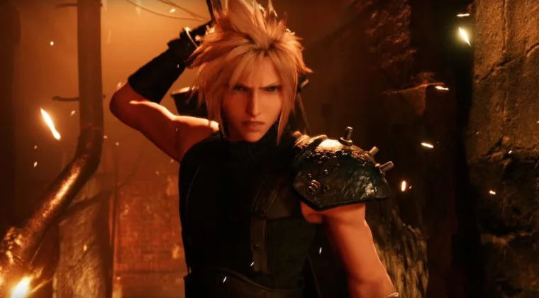 Imagen de Final Fantasy VII Remake muestra teaser, avatares y fondos de pantalla de Cloud
