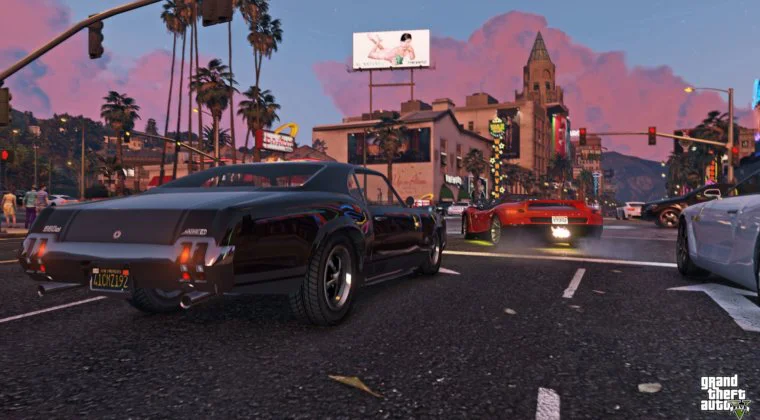 Imagen de Un fan decide conducir alrededor del mapa de GTA V hasta la salida de GTA VI