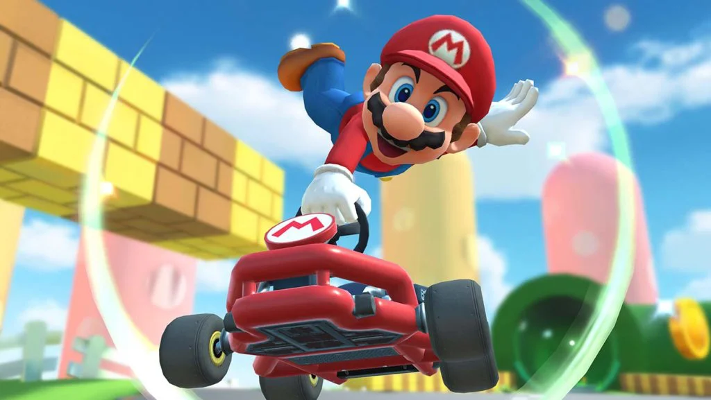 mario kart tour game still