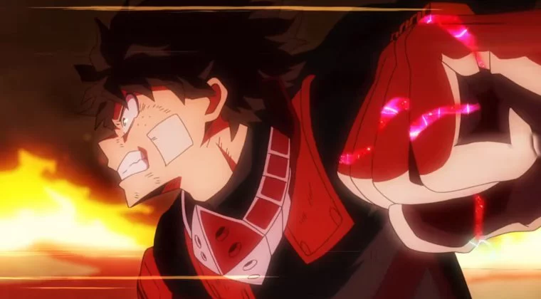 Imagen de My Hero Academia: Heroes Rising se muestra en un intenso nuevo tráiler