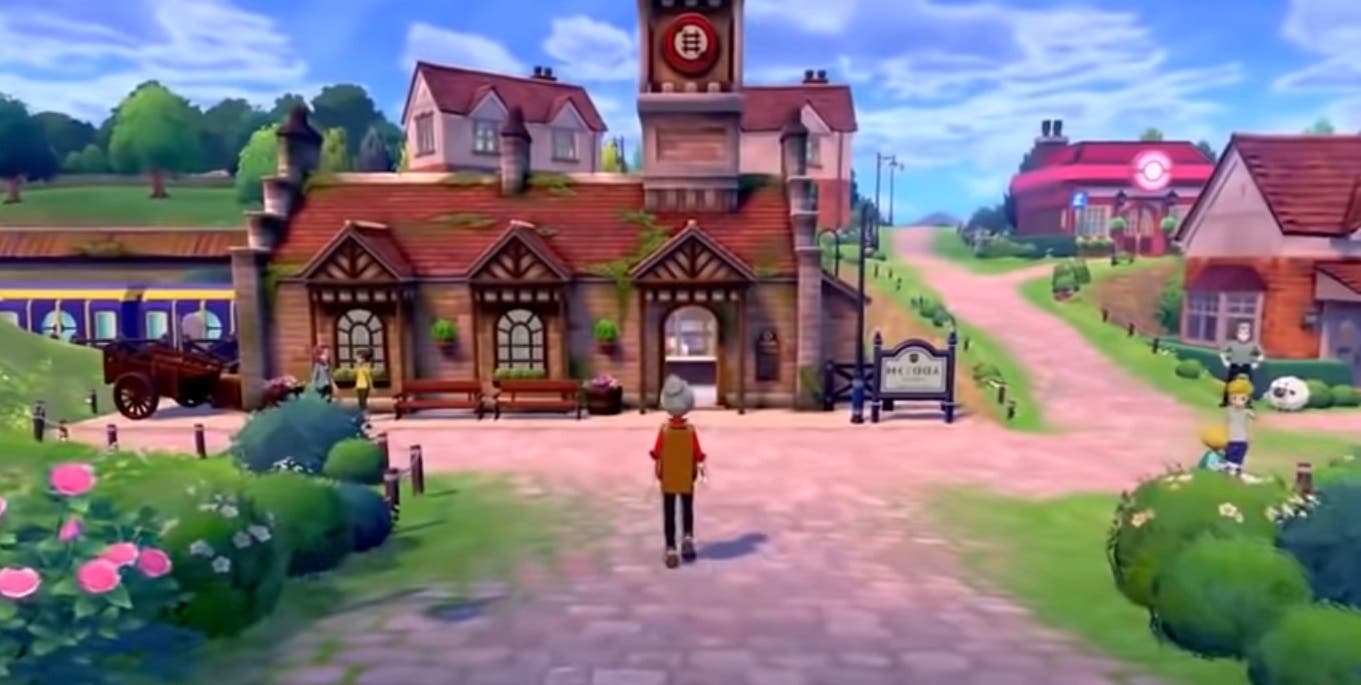 Pokémon Espada y Escudo luce un gameplay de su primer pueblo