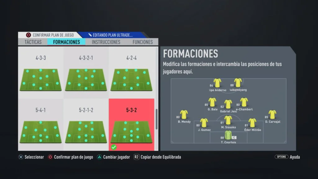 FIFA 20 C FUT en los menus 2