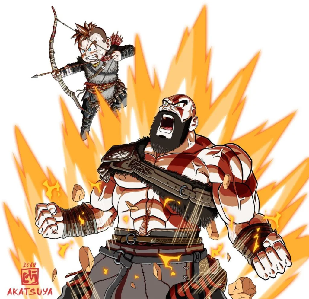 God of War Dragon Ball Z