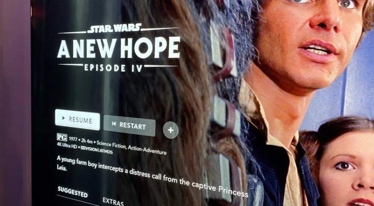 Imagen de Disney+ se estrena con todas las películas Star Wars en 4K