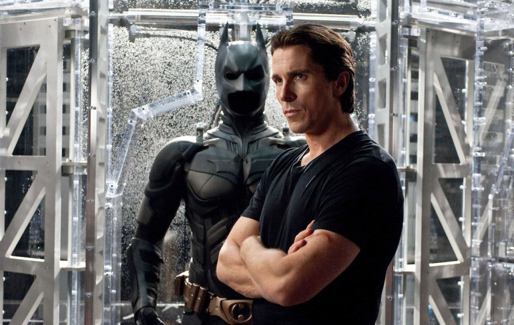 christian bale in the dark knight rises