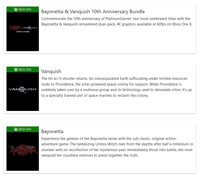 Bayonetta Vanquish filtracion