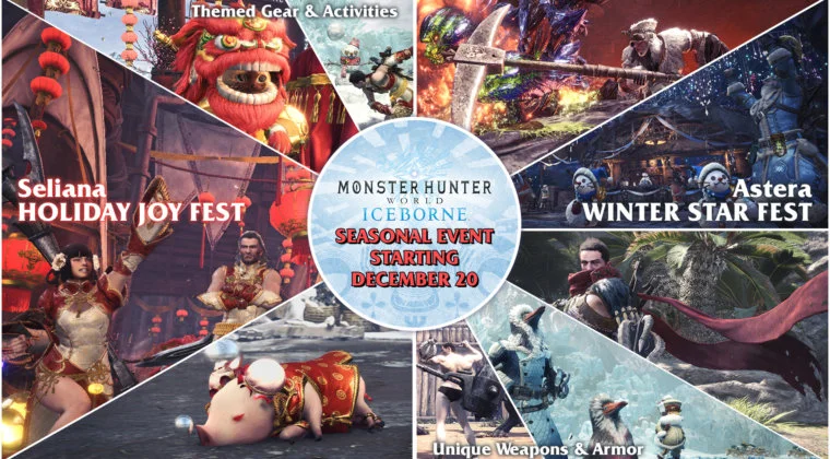 Imagen de Monster Hunter World: Iceborne recibe su actualización 12.03 y abre su evento navideño