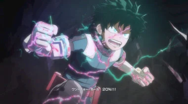 Imagen de My Hero One's Justice 2 se luce en un anuncio para televisión
