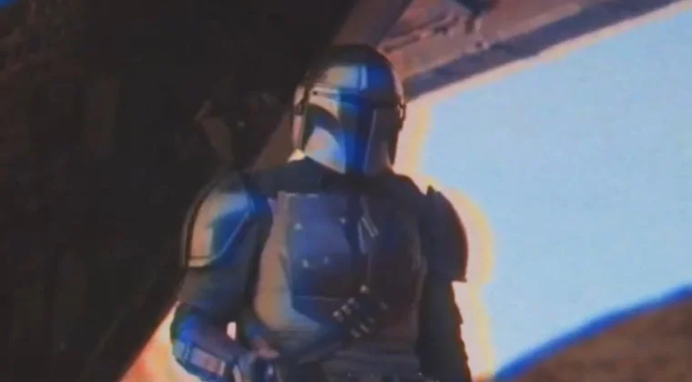 Imagen de Reimaginan The Mandalorian como una serie de los 80