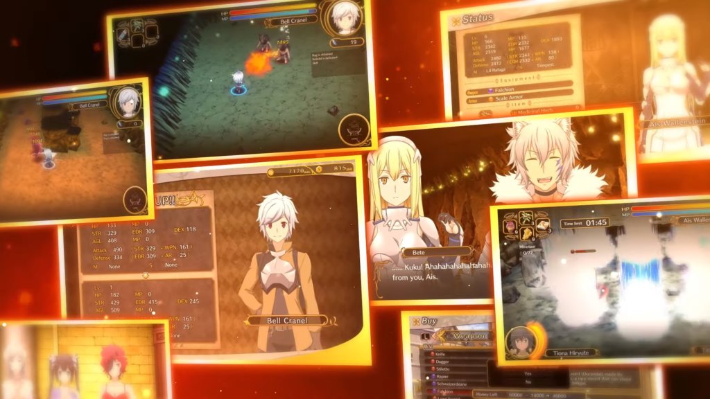 danmachi infinite combate