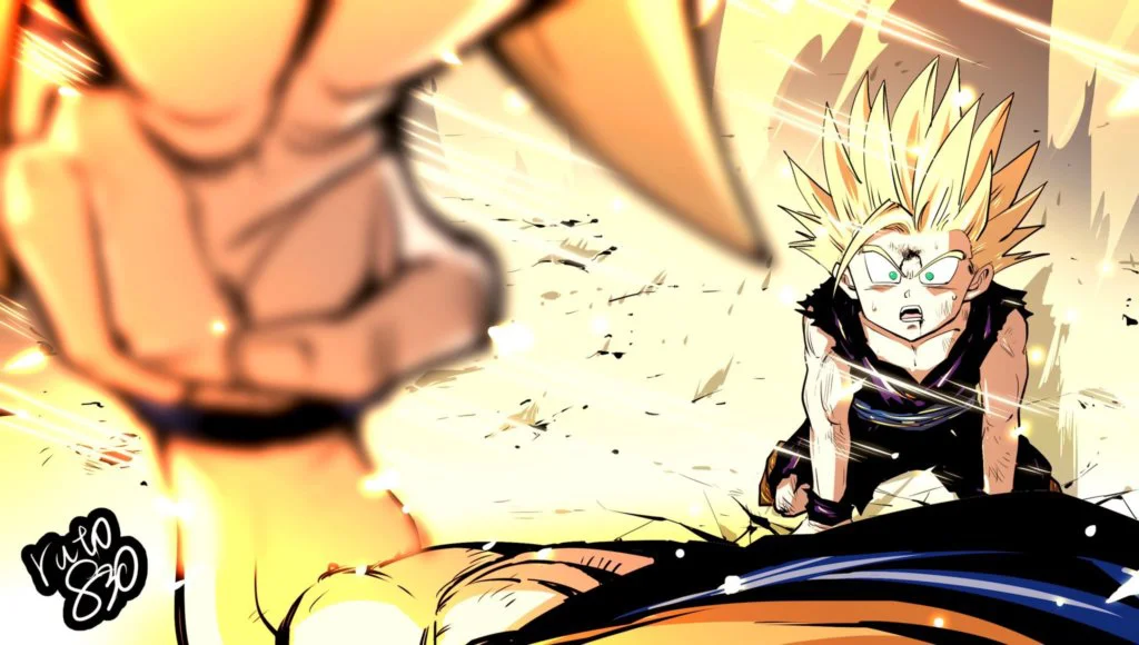dbz goku cell 1