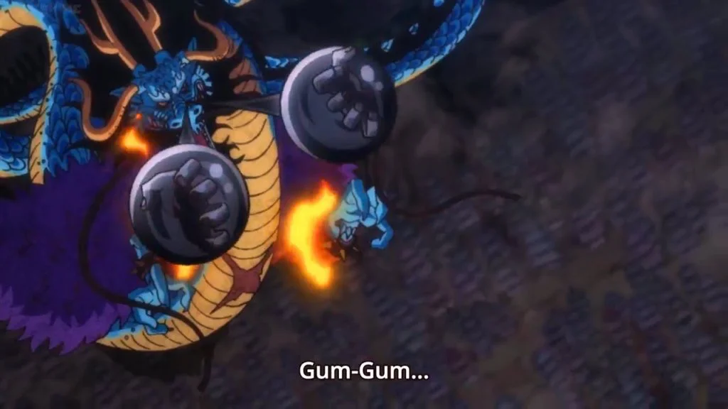 one piece 915 luffy vs dragon 1