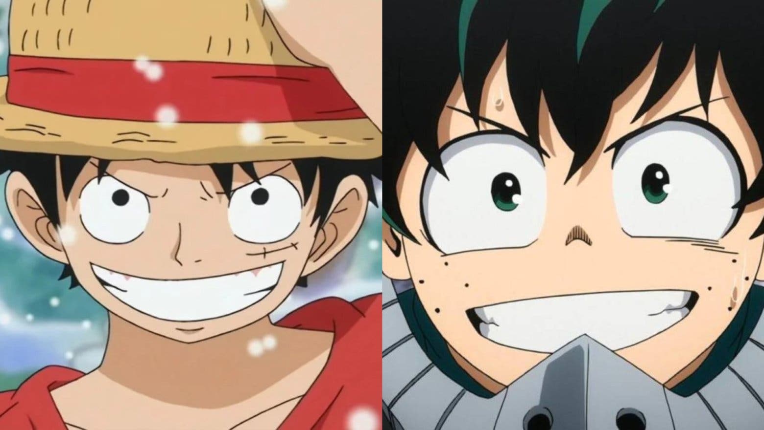 one piece my hero academia