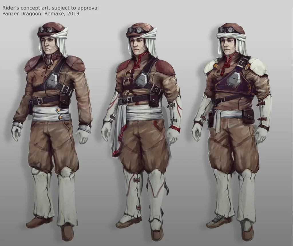 panzer dragoon remake art rider
