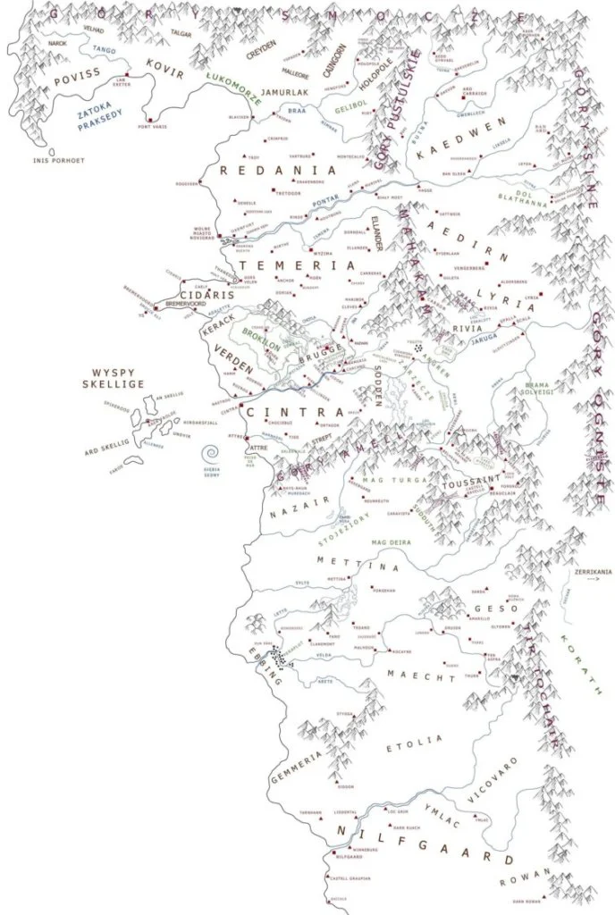 the witcher map