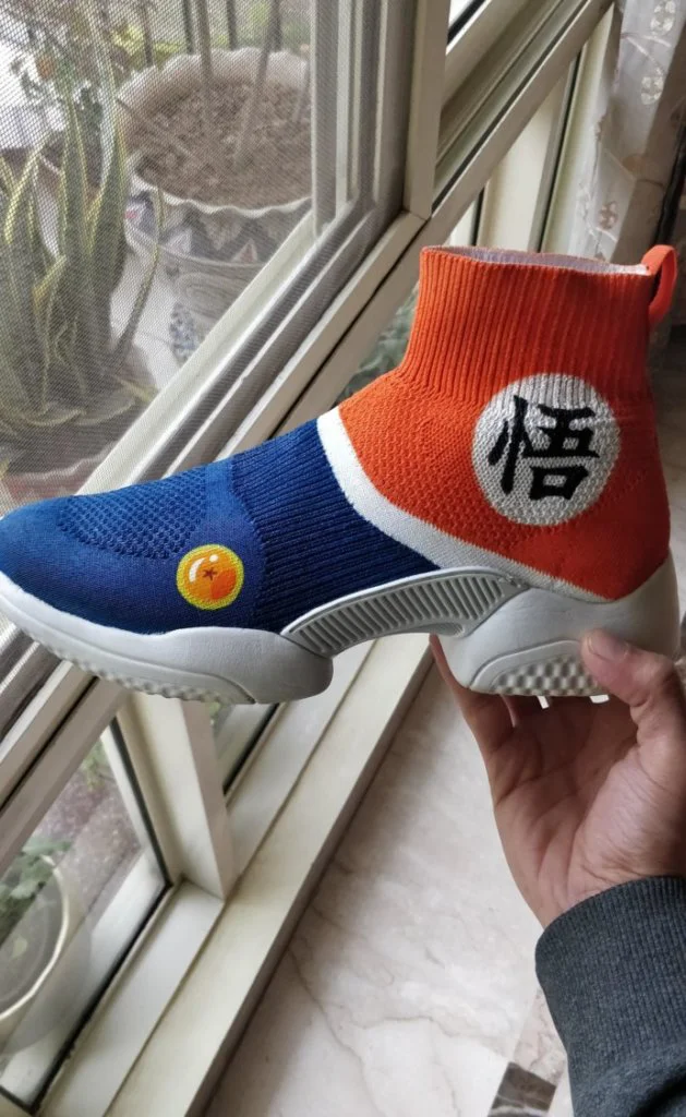 dragon ball zapatillas calcetin