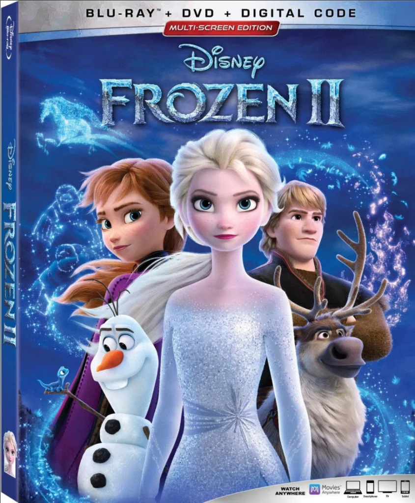 frozen 2 blu ray cover