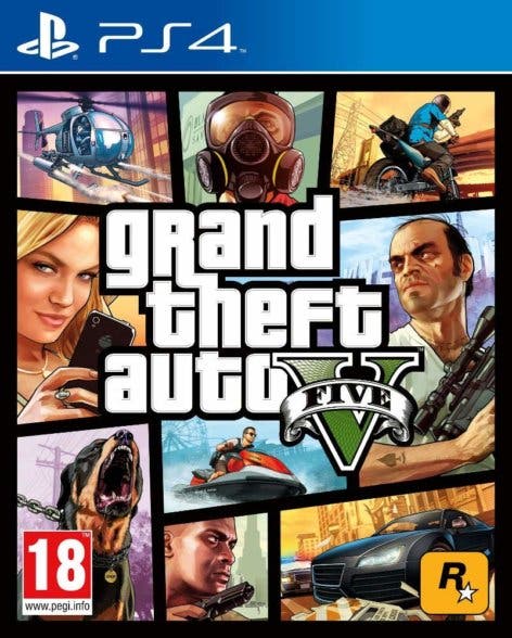 Portada de Grand Theft Auto V (GTA V)