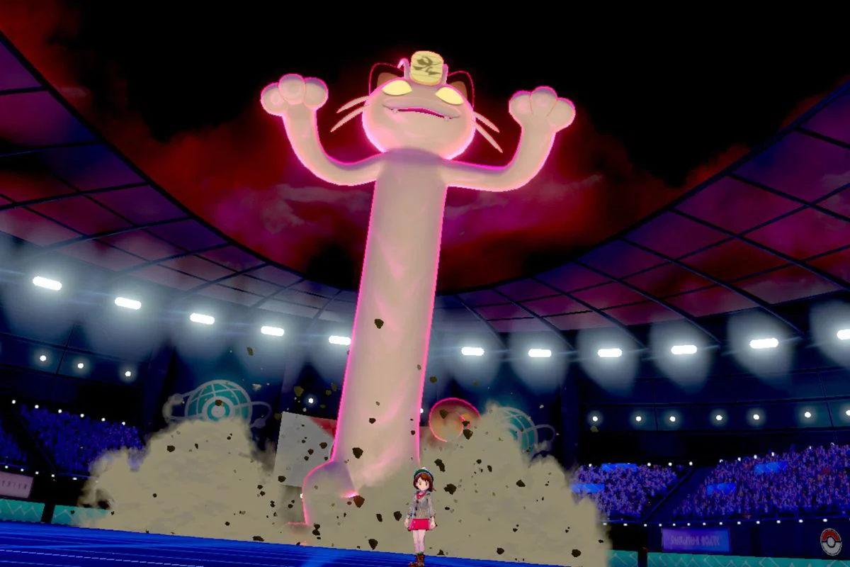 Pokémon Espada y Escudo Meowth Gigamax