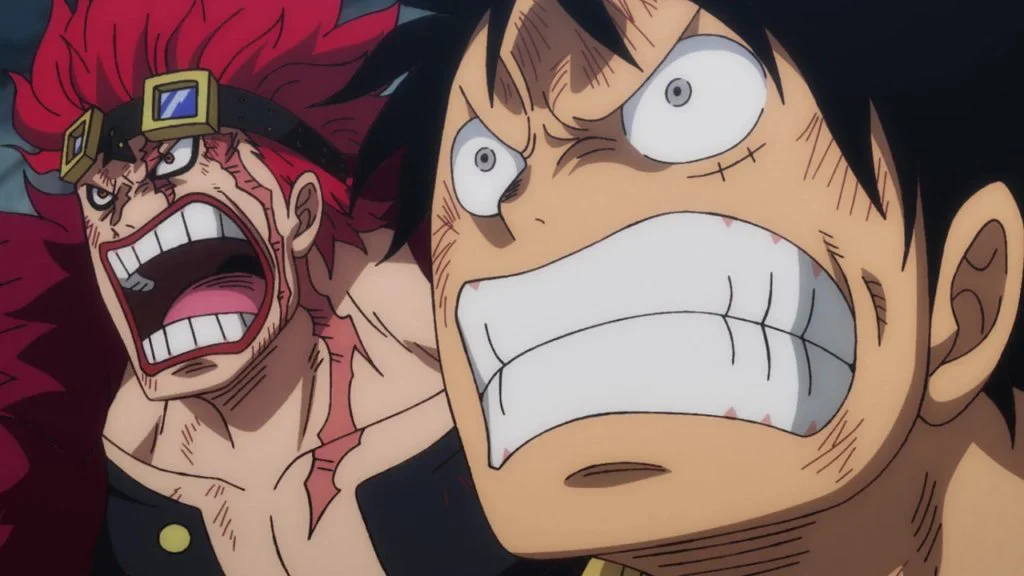 one piece 919 luffy y kid enfadados
