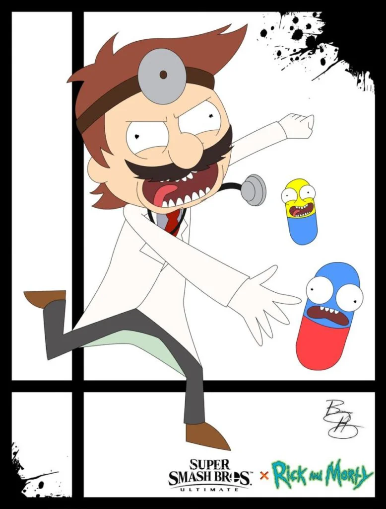 rick y morty smash bros