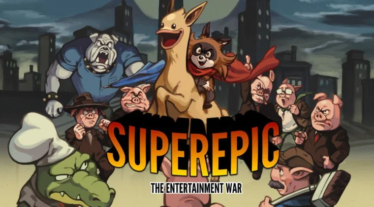 Imagen de El formato físico de SuperEpic: The Entertainment War llegará a PS4 y Switch en marzo