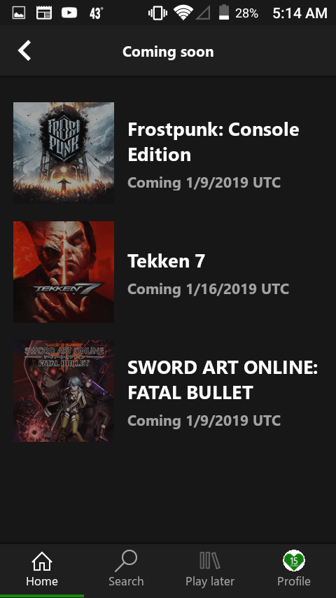 xbox game pass app