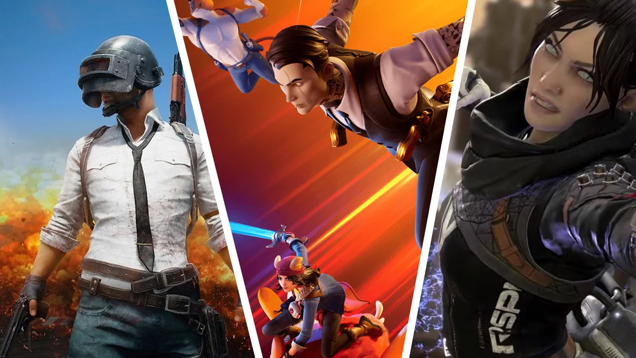 Apex Legends PUBG Fortnite