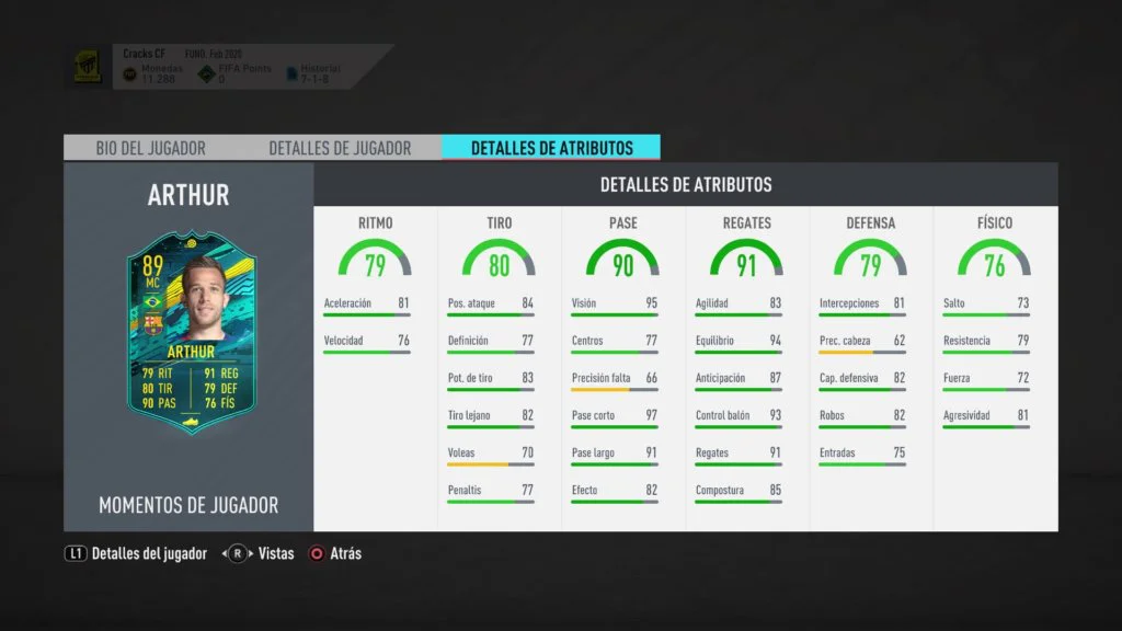 Arthur Stats