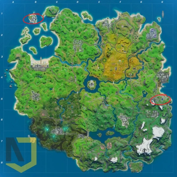 Mapa de cofres