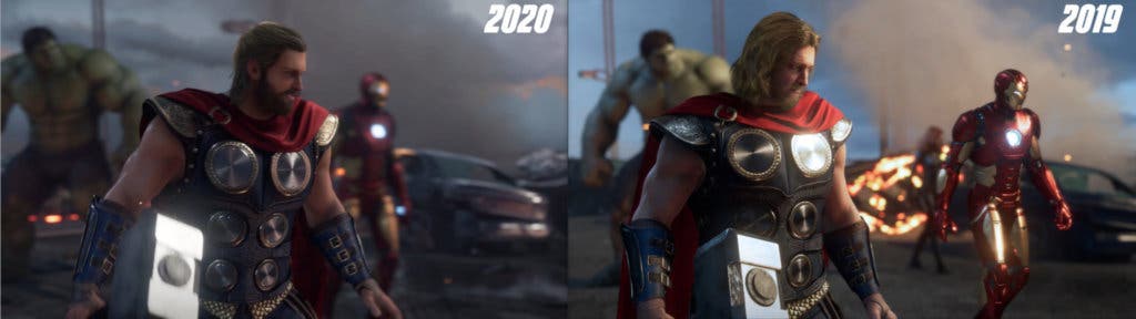 Marvels Avengers side by side thor scaled 1