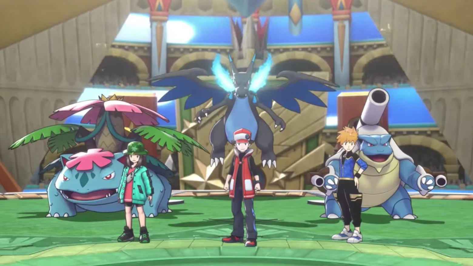 Pokémon Masters Rojo, Azul y Verde
