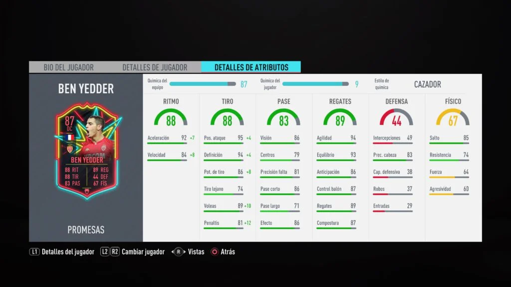 ben yedder stats