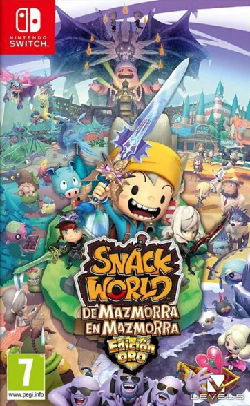 Portada de Snack World: De mazmorra en mazmorra