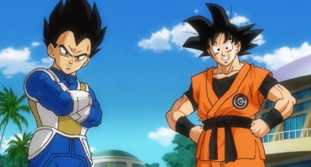 vegeta goku traje