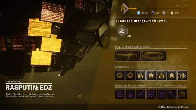 Bunker de Rasputin en Destiny 2