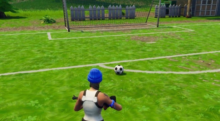 Imagen de Desafío de Fortnite: chuta una pelota de fútbol a 100 metros