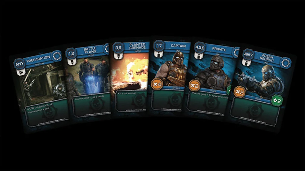 Gears of War juego de cartas 2