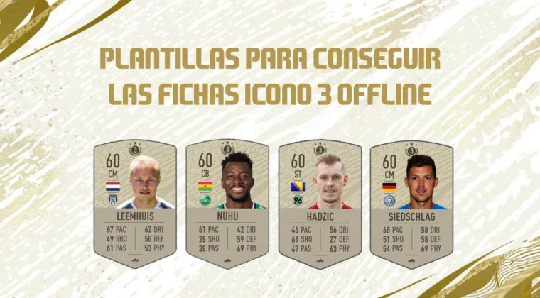 Imagen de FIFA 20: Plantillas baratas para superar los objetivos Icon Swaps 3 offline