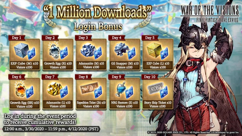 War of the Visions 1 Million