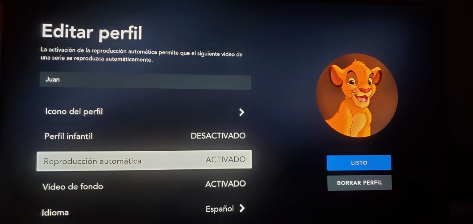 Disney Plus Cómo desactivar la reproducción automática