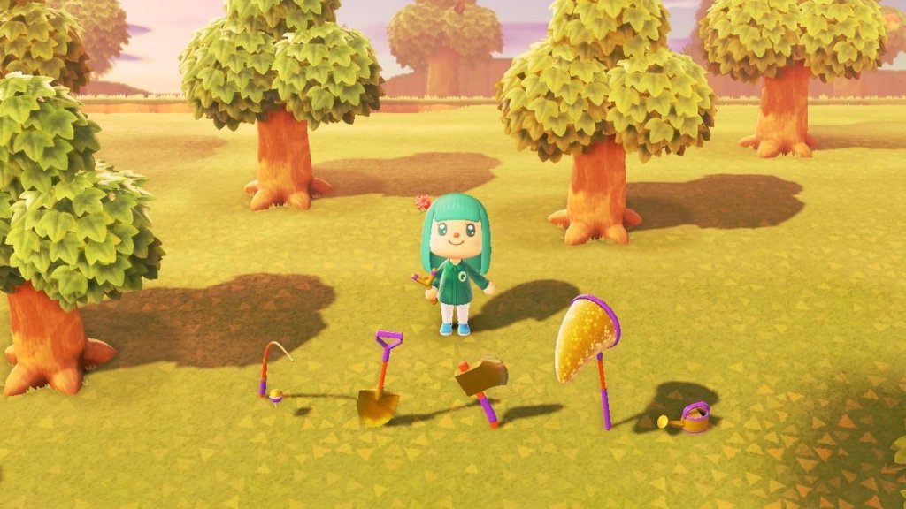 animal crossing golden tools