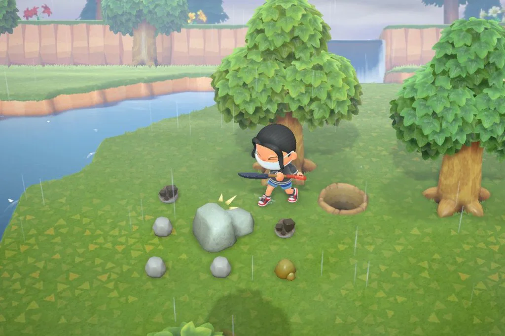 animal crossing rock