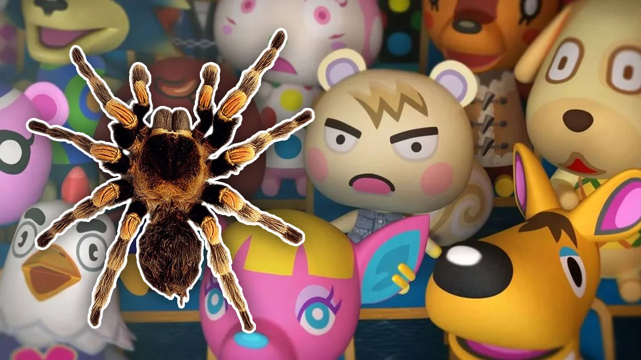 Animal Crossing New Horizons tarántulas