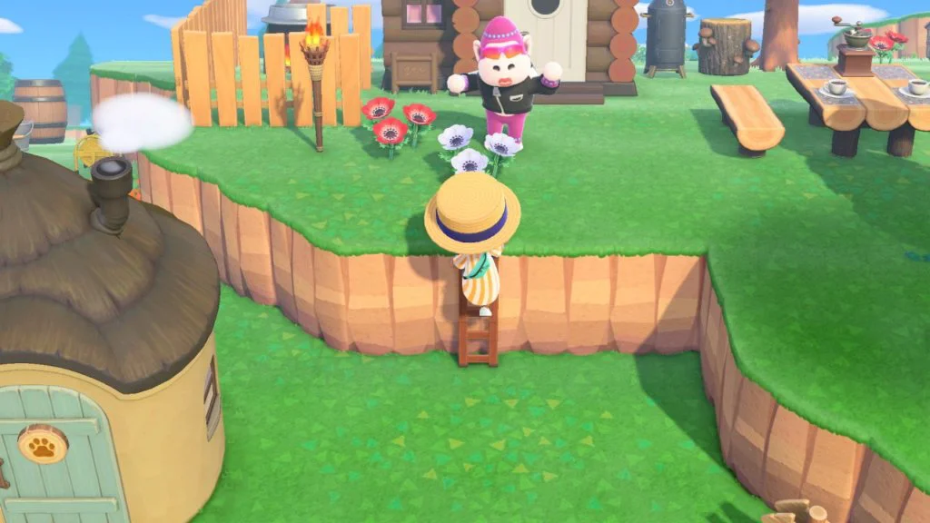 animal crossing escaleras