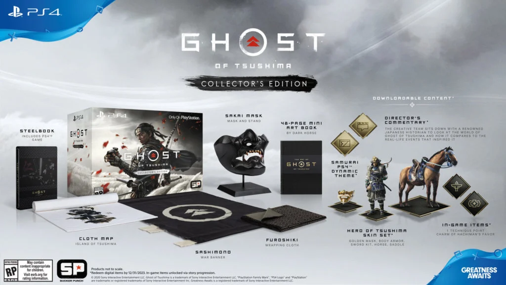 ghost of tsushima edicion fisica collectors